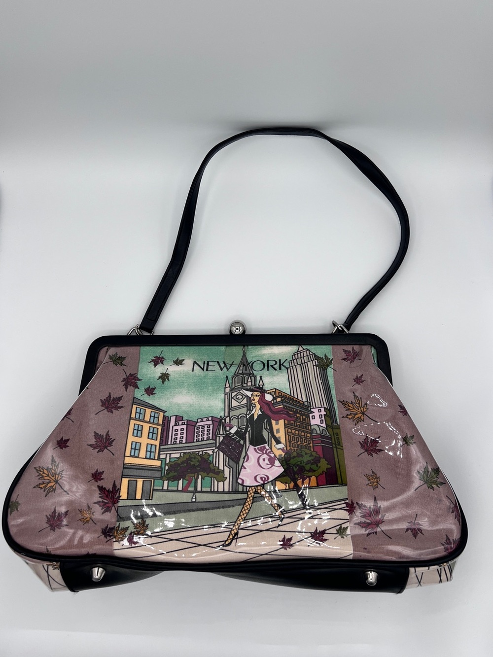 RARE Vintage 90s Y2K Prezzo NY Mag Edition Whimsical Eclectic Purse Handbag